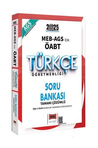 Yargı Yayınları 2025 MEB-AGS ÖABT Türkçe Öğretmenliği Soru Bankası