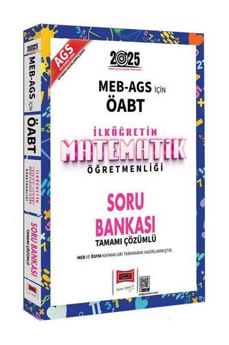 Yargı Yayınları 2025 MEB AGS ÖABT İlköğretim Matematik Öğretmenliği Tamamı Çözümlü Soru Bankası