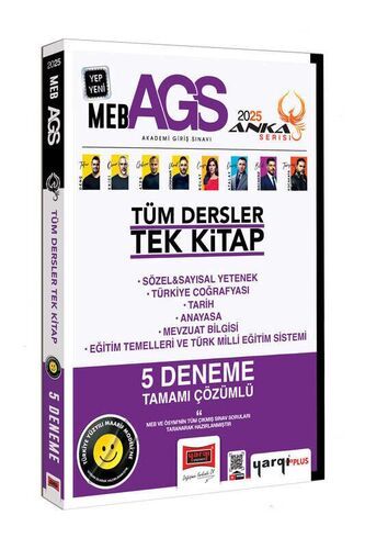 Yargı Yayınları 2025 MEB-AGS Anka Serisi Tüm Dersler Tamamı Çözümlü 5 Deneme