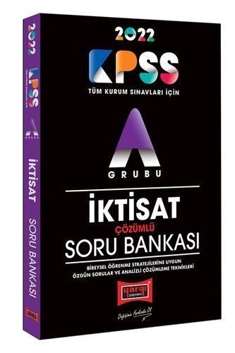 Yargı Yayınları 2022 KPSS A Grubu İktisat Çözümlü Soru Bankası