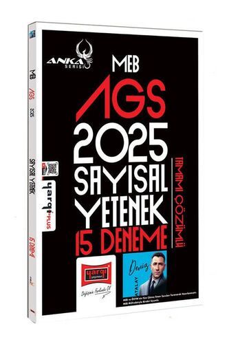 Yargı Yayınları 2025 MEB-AGS Anka Serisi Sayısal Yetenek Tamamı Çözümlü 15 Deneme