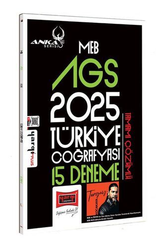 Yargı Yayınları 2025 MEB-AGS Anka Serisi Türkiye Coğrafyası Tamamı Çözümlü 15 Deneme