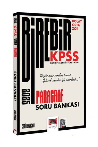 Yargı Yayınları 2025 KPSS Birebir Serisi Kolay-Orta-Zor Paragraf Soru Bankası