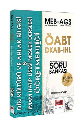 Yargı Yayınları MEB-AGS ÖABT DKAB-İHL Din Kültürü ve Ahlak Bilgisi Öğretmenliği Soru Bankası (Ferhat Erdoğan)