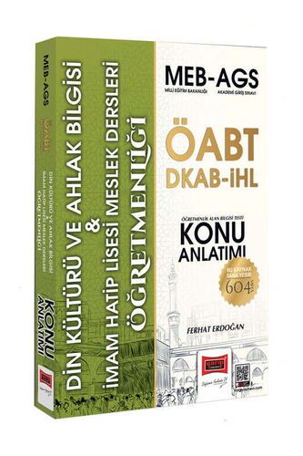 Yargı Yayınları MEB-AGS ÖABT DKAB-İHL Din Kültürü ve Ahlak Bilgisi Öğretmenliği Konu Anlatımı (Ferhat Erdoğan)