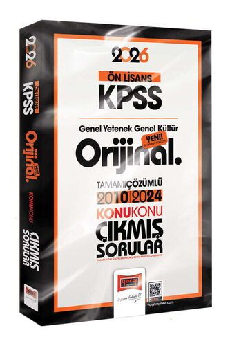 Yargı Yayınları 2026 KPSS Ön Lisans GK-GY Orijinal 2010-2024 Konu Konu Çıkmış Sorular
