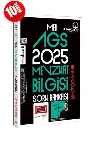 Yargı Yayınları 2025 MEB-AGS Anka Serisi Mevzuat Bilgisi Tamamı Çözümlü Soru Bankası (10 Deneme İlaveli)
