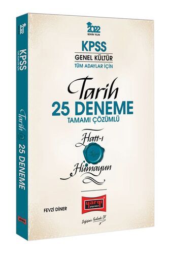 Yargı Yayınları 2022 KPSS Genel Kültür Hatt-ı Hümayun Tarih Tamamı Çözümlü 25 Deneme