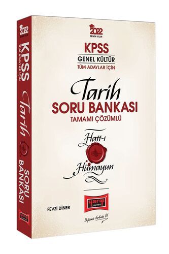 Yargı Yayınları 2022 KPSS Genel Kültür Hatt-ı Hümayun Tarih Tamamı Çözümlü Soru Bankası