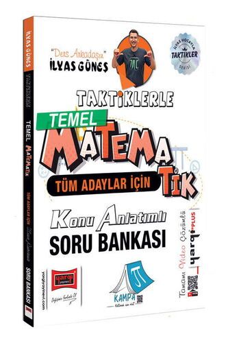 Yargı Yayınları Tüm Adaylar İçin Taktiklerle Temel Matematik Konu Anlatımlı Soru Bankası (İlyas Güneş)