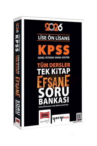 Yargı Yayınları 2026 KPSS Lise Ön Lisans GK-GY Tüm Dersler Tek Kitap Efsane Soru Bankası