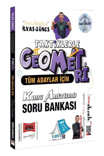 Yargı Yayınları Tüm Adaylar İçin Taktiklerle Temel Geometri Konu Anlatımlı Soru Bankası (İlyas Güneş)
