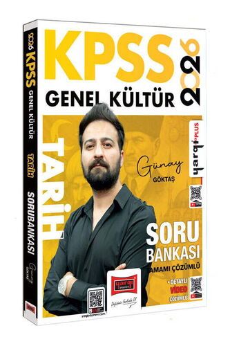 Yargı Yayınları 2026 KPSS Genel Kültür Tamamı Çözümlü Tarih Soru Bankası (Günay Göktaş)