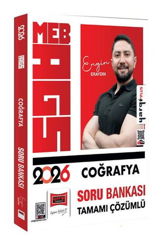 Yargı Yayınları 2026 MEB-AGS Tamamı Çözümlü Coğrafya Soru Bankası (Engin Eraydın)