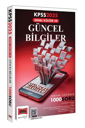 Yargı Yayınları 2025 KPSS Genel Kültür Güncel Bilgiler Tamamı Çözümlü 1000 Soru