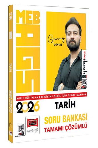 Yargı Yayınları 2026 MEB-AGS Tamamı Çözümlü Tarih Soru Bankası (Günay Göktaş)