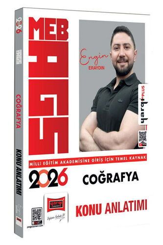 Yargı Yayınları 2026 MEB-AGS Coğrafya Konu Anlatımı (Engin Eraydın)