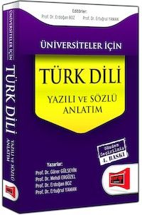 Yargı Yayınları  Üniversiteler İçin Türk Dili - Sözlü ve Yazılı Anlatım Yargı Yayınları