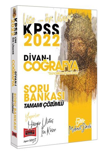 Yargı Yayınları 2022 Lise Ön Lisans Divanı Coğrafya Tamamı Çözümlü Soru Bankası