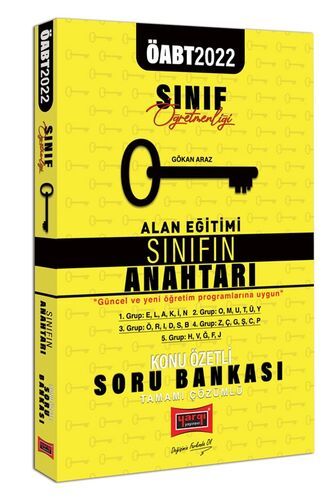 Yargı Yayınları 2022 ÖABT Sınıf Öğretmenliği Alan Eğitim Sınıfın Anahtarı Tamamı Çözümlü Konu Özetli Soru Bankası