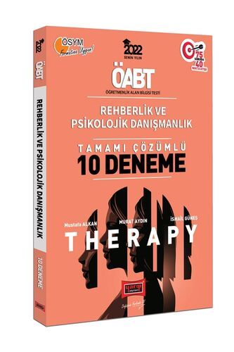 Yargı Yayınları 2022 ÖABT Rehberlik ve Psikolojik Danışmanlık Therapy Tamamı Çözümlü 10 Deneme