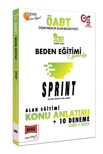 Yargı Yayınları 2022 ÖABT Beden Eğitimi Öğretmenliği Sprint Alan Eğitimi Tamamı Çözümlü Konu Anlatımı +10 Deneme