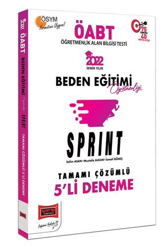 Yargı Yayınları 2022 ÖABT Beden Eğitimi Öğretmenliği Sprint Tamamı Çözümlü 5'li Deneme