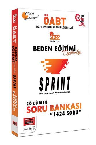 Yargı Yayınları 2022 ÖABT Beden Eğitimi Öğretmenliği Sprint 1424 Soru Tamamı Çözümlü Soru Bankası