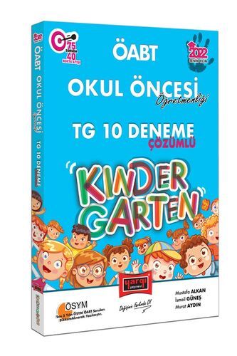 Yargı Yayınları 2022 ÖABT Okul Öncesi Öğretmenliği Kindergarten Tamamı Çözümlü TG 10 Deneme