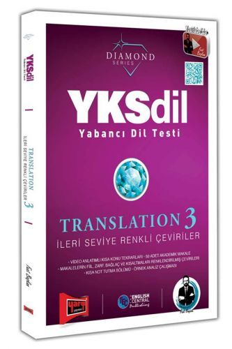 Yargı Yayınları YKSDİL Yabancı Dil Testi Translation 3 İleri Seviye Renkli Çeviriler