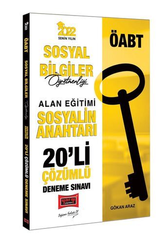 Yargı Yayınları 2022 ÖABT Sosyal Bilgiler Öğretmenliği Sosyalin Anahtarı Çözümlü 20'li Deneme