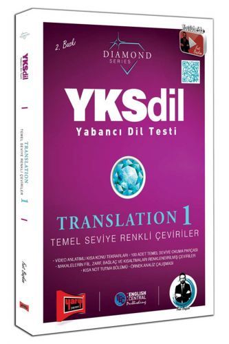 Yargı Yayınları YKSDİL Yabancı Dil Testi Translation 1 Temel Seviye Renkli Çeviriler