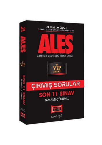 Yargı Yayınları ALES Son 11 Sınav Tamamı Çözümlü Çıkmış Sorular