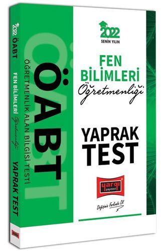 Yargı Yayınları 2022 ÖABT Fen Bilimleri Öğretmenliği Yaprak Test