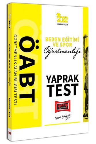 Yargı Yayınları 2022 ÖABT Beden Eğitimi ve Spor Öğretmenliği Yaprak Test