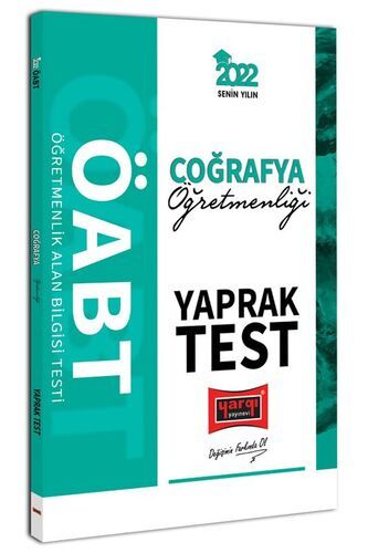 Yargı Yayınları 2022 ÖABT Coğrafya Öğretmenliği Yaprak Test