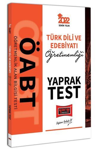 Yargı Yayınları 2022 ÖABT Türk Dili ve Edebiyatı Öğretmenliği Yaprak Test