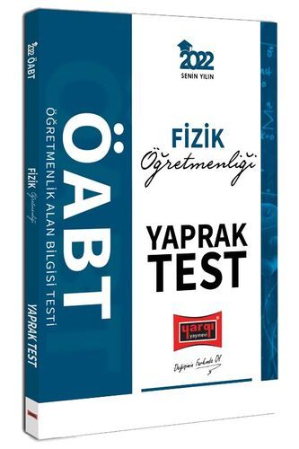 Yargı Yayınları 2022 ÖABT Fizik Öğretmenliği Yaprak Test