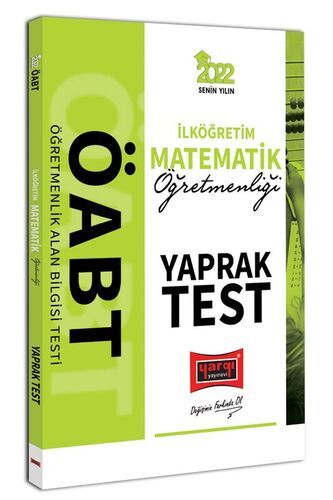 Yargı Yayınları 2022 ÖABT İlköğretim Matematik Öğretmenliği Yaprak Test