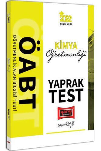 Yargı Yayınları 2022 ÖABT Kimya Öğretmenliği Yaprak Test