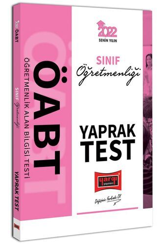 Yargı Yayınları 2022 ÖABT Sınıf Öğretmenliği Yaprak Test