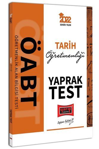 Yargı Yayınları 2022 ÖABT Tarih Öğretmenliği Yaprak Test