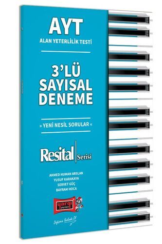 Yargı Yayınları AYT Resital Serisi 3'lü Sayısal Deneme