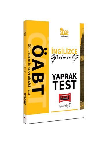 Yargı Yayınları 2022 ÖABT İngilizce Öğretmenliği Yaprak Test