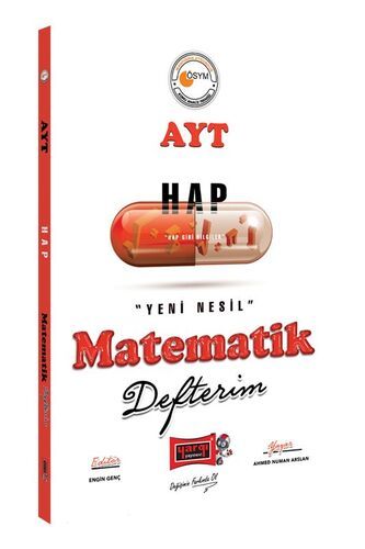 Yargı Yayınları Hap AYT Matematik Defterim