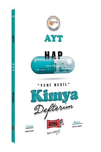 Yargı Yayınları Hap AYT Kimya Defterim