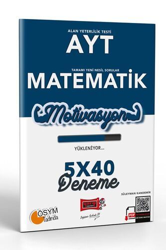 Yargı Yayınları Motivasyon AYT Matematik 5x40 Deneme