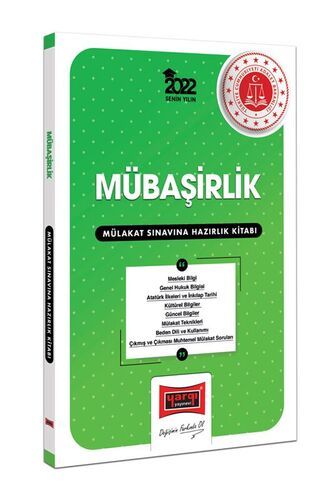 Yargı Yayınları 2022 Mübaşirlik Mülakat Sınavına Hazırlık Kitabı