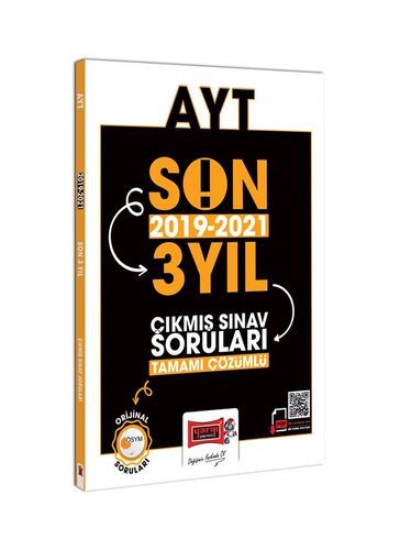 Yargı Yayınları AYT Son 3 Yıl (2019-2021) Tamamı Çözümlü Çıkmış Sorular