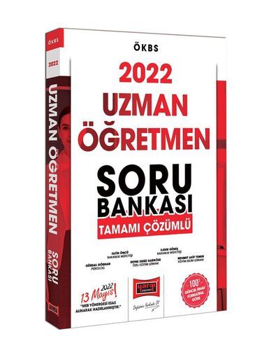Yargı Yayınları 2022 ÖKBS Uzman Öğretmen Tamamı Çözümlü Soru Bankası
